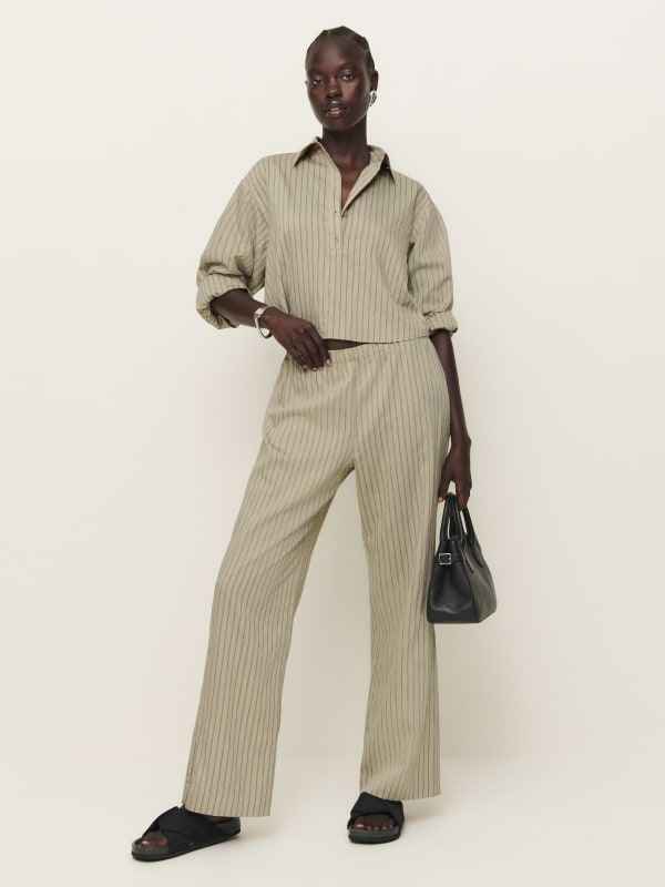 Joanna Two Piece - Sand Stripe